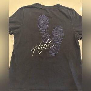Women’s Air Jordan Flight Sole Graphic Shirt Black • Size: M